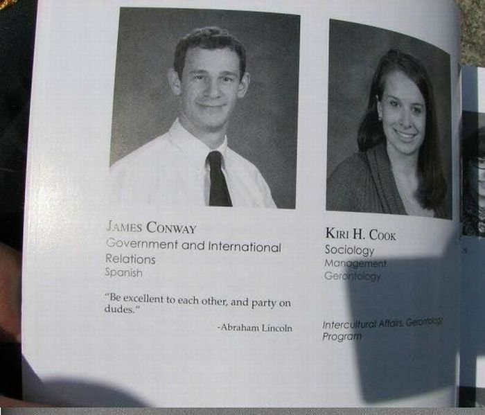 WTF Yearbook Quotes (13 pics)