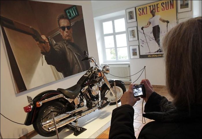 Arnold Schwarzenegger Visited Arnold Schwarzenegger Museum (12 pics)