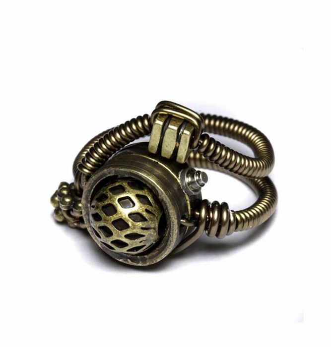 Jewelry in Steampunk Style (22 pics)