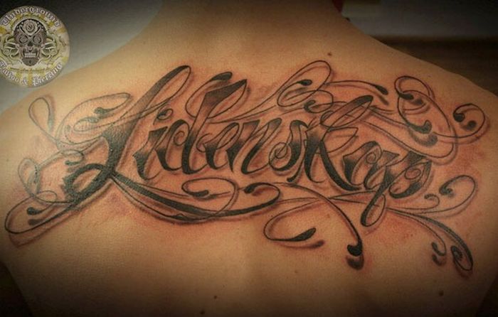 Cool Designs Using Tattoo Lettering (20 pics)