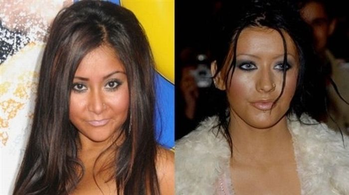 Christina Aguilera And Snooki Are Twins (10 pics)