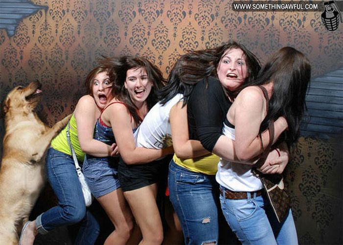 Photoshopped Visitors of Nightmares Fear Factory (54 pics)