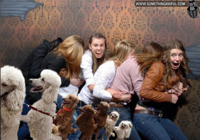 Photoshopped Visitors of Nightmares Fear Factory (54 pics)