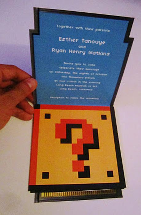Super Mario Wedding Invitation (22 pics)