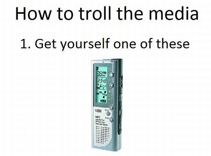 How to Troll the Media (5 pics)