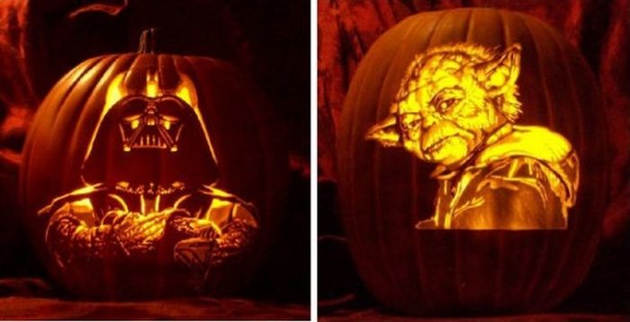 Realistic Pumpkin-Carved Portraits (8 pics)