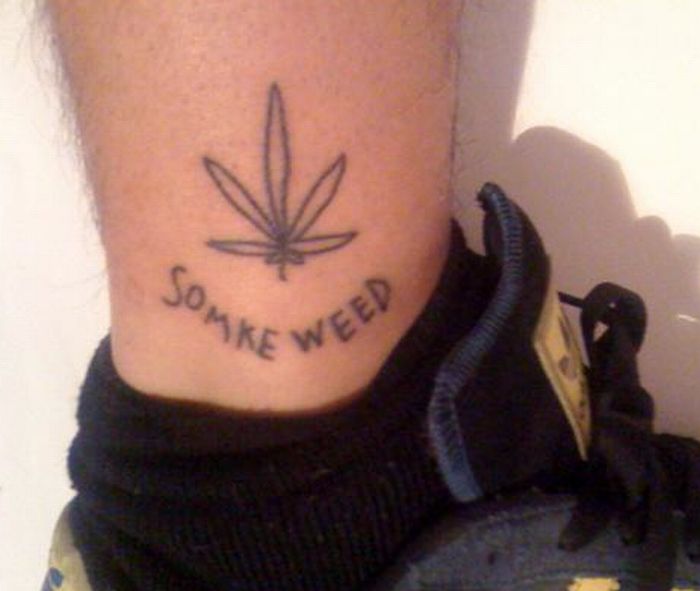 Marijuana Tattoos (46 pics)