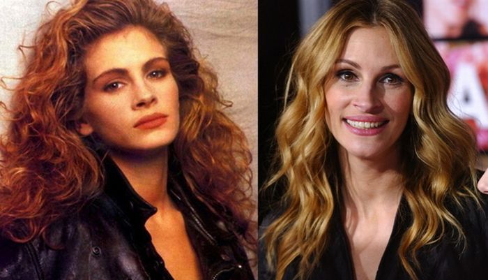 Celebrity Photos From The 90s Vs. Today (20 pics)