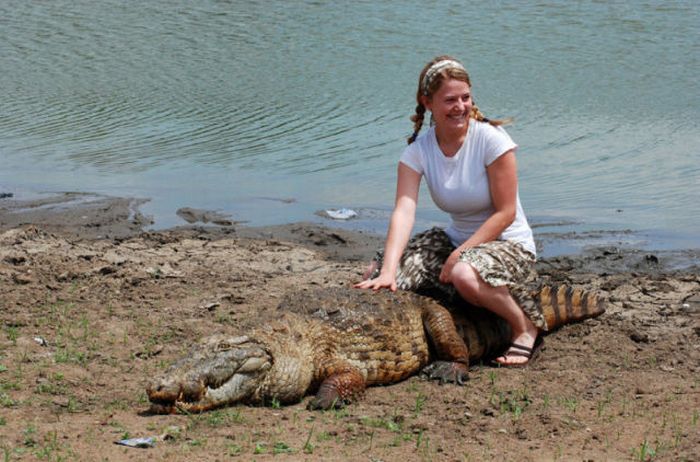 Paga Crocodile Pond in Ghana. For Brave Tourists Only (19 pics)