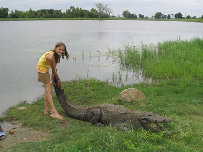 Paga Crocodile Pond in Ghana. For Brave Tourists Only (19 pics)
