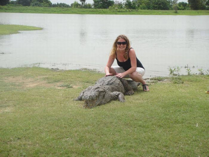 Paga Crocodile Pond in Ghana. For Brave Tourists Only (19 pics)
