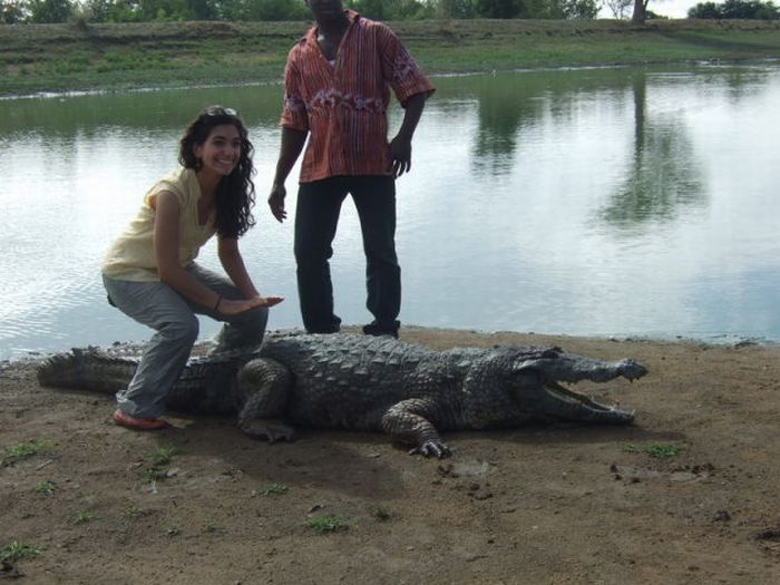 Paga Crocodile Pond in Ghana. For Brave Tourists Only (19 pics)