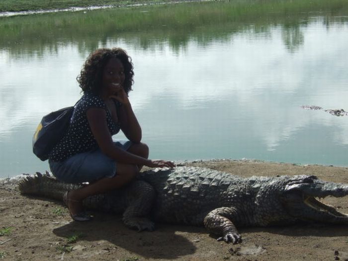 Paga Crocodile Pond in Ghana. For Brave Tourists Only (19 pics)
