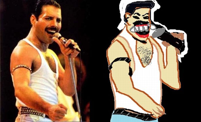 Celebrities Drawn in MS Paint (20 pics)