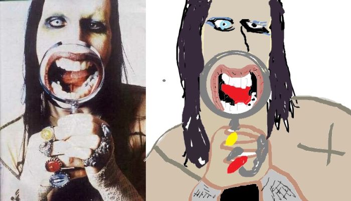 Celebrities Drawn in MS Paint (20 pics)