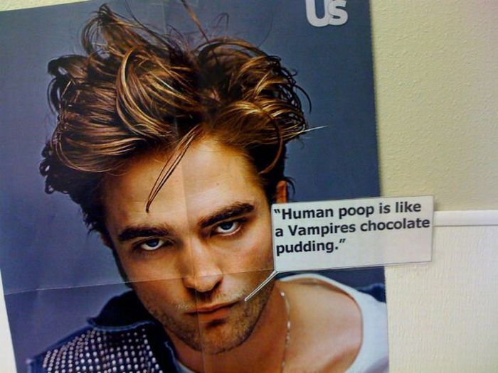 Vandalized Twilight Posters (4 pics)
