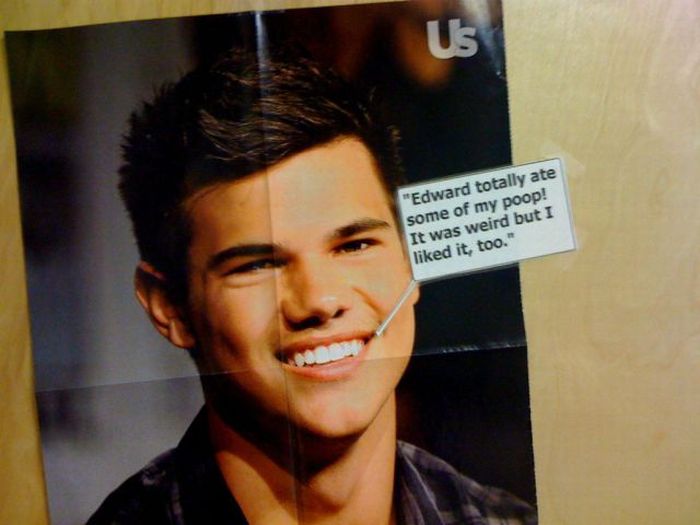 Vandalized Twilight Posters (4 pics)