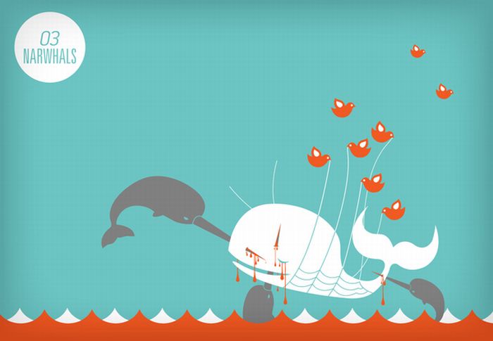 Twitter Fail Whale Illustrations (30 pics)