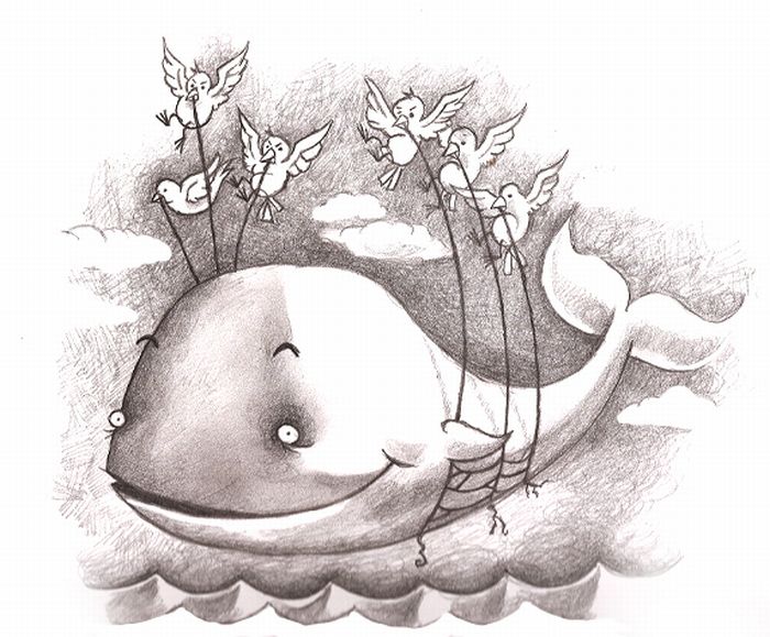 Twitter Fail Whale Illustrations (30 pics)