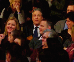 Jon Stewart Visits Conan O'Brien (6 gifs)