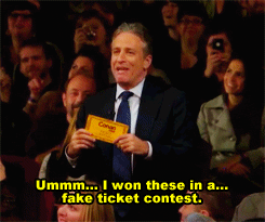 Jon Stewart Visits Conan O'Brien (6 gifs)