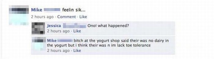 Embarrassing Facebook Status Updates (50 pics)