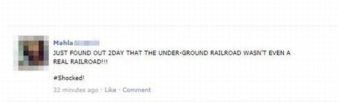 Embarrassing Facebook Status Updates (50 pics)