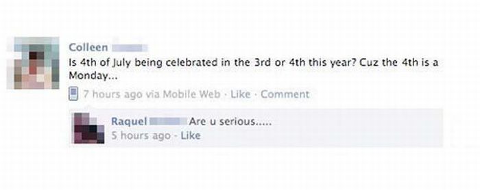 Embarrassing Facebook Status Updates (50 pics)