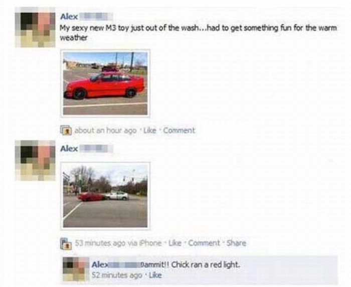 Embarrassing Facebook Status Updates (50 pics)