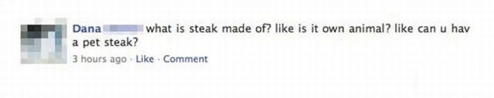 Embarrassing Facebook Status Updates (50 pics)