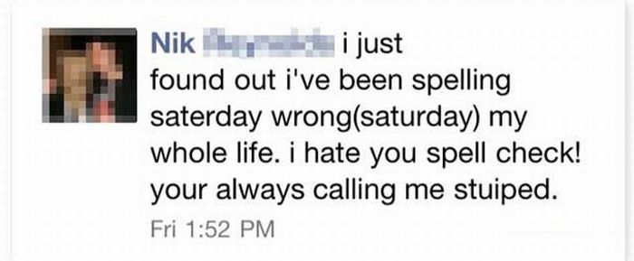 Embarrassing Facebook Status Updates (50 pics)