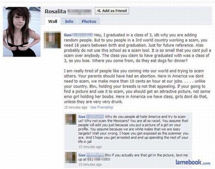 Embarrassing Facebook Status Updates (50 pics)