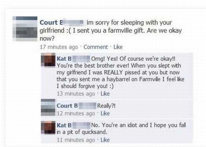 Embarrassing Facebook Status Updates (50 pics)