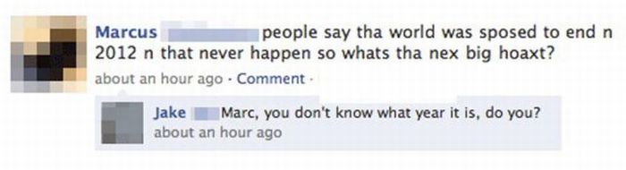 Embarrassing Facebook Status Updates (50 pics)