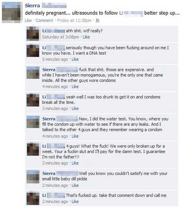 Embarrassing Facebook Status Updates (50 pics)