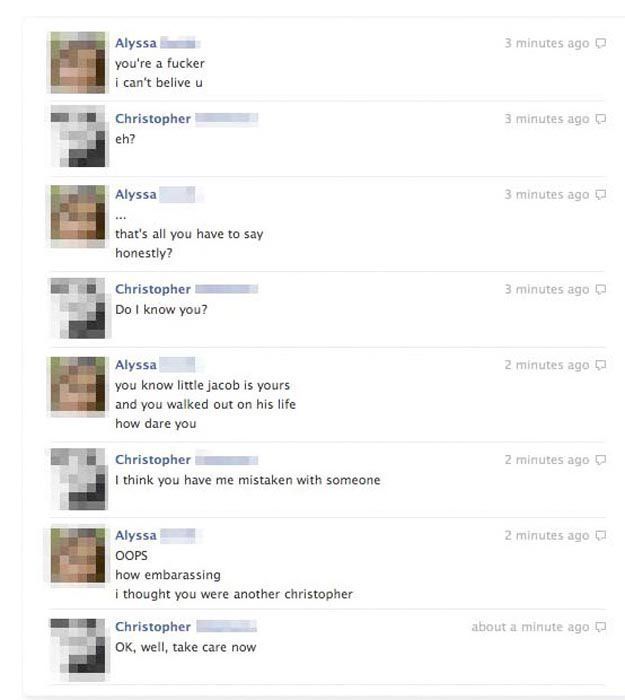 Embarrassing Facebook Status Updates (50 pics)
