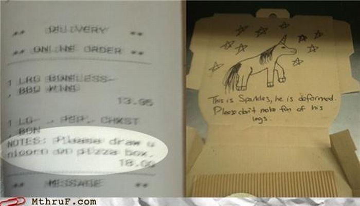 Pizza Box Drawings (28 pics)