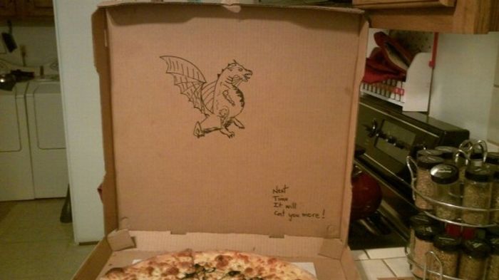 Pizza Box Drawings (28 pics)