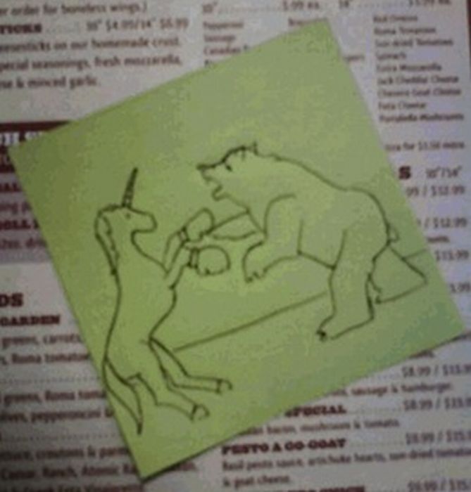 Pizza Box Drawings (28 pics)