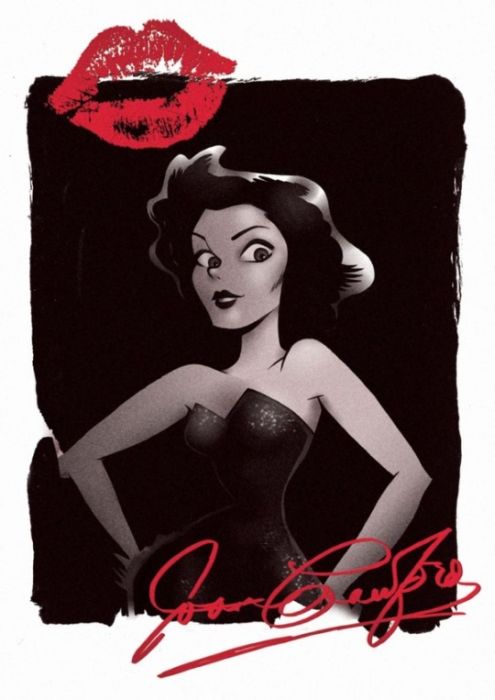Pin Up Girl Illustrations (52 pics)