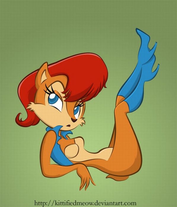 Pin Up Girl Illustrations (52 pics)