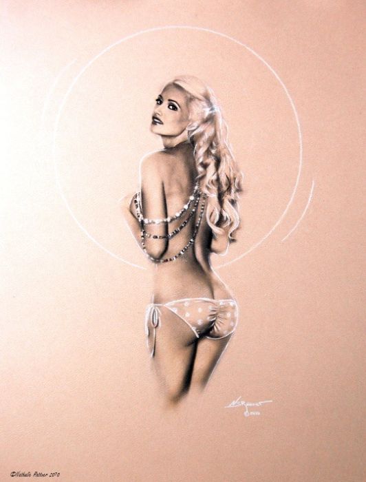 Pin Up Girl Illustrations (52 pics)