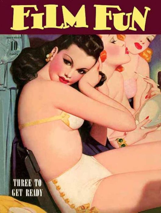 Pin Up Girl Illustrations (52 pics)
