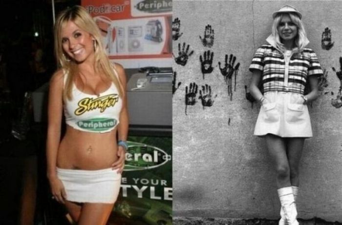 Skirts Then and Now (18 pics)