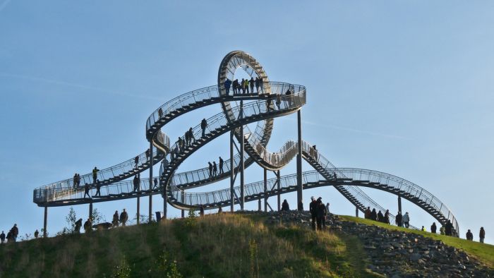 Tiger & Turtle Magic Mountain. The Walkable Rollercoaster (12 pics)