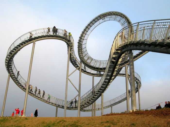 Tiger & Turtle Magic Mountain. The Walkable Rollercoaster (12 pics)