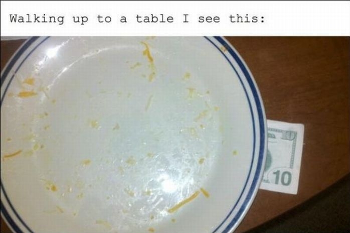 Tips a Waiter Will Never Forget (6 pics)