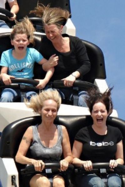 People Riding Roller Coasters. Part 2 (40 pics)