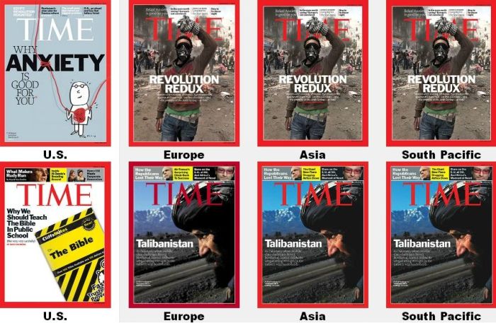 Time Magazine Covers in Different Regions (8 pics)