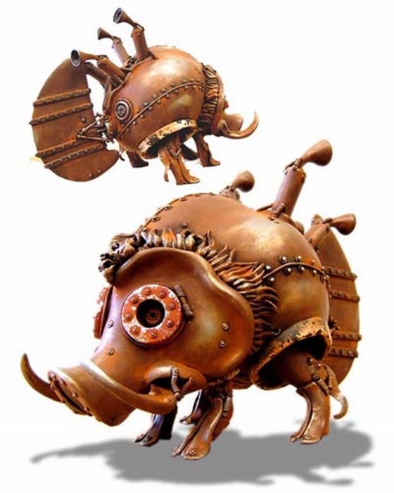 Steampunk Creatures (49 pics)